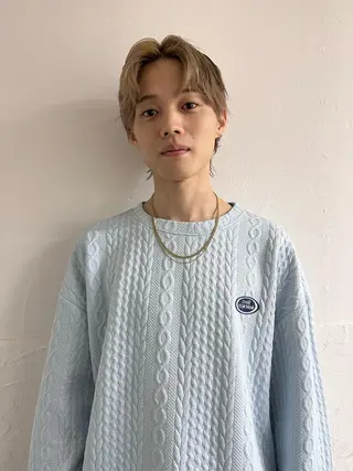 ミディアム カラー メンズ メンズスタイリスト リュウジのヘアスタイル