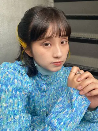 ショート カラー ヘアアレンジ 室谷 侑奈のヘアスタイル