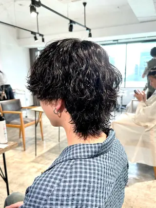 パーマ メンズ 骨格補正施術/メンズ 専門美容師/YUYAのヘアスタイル