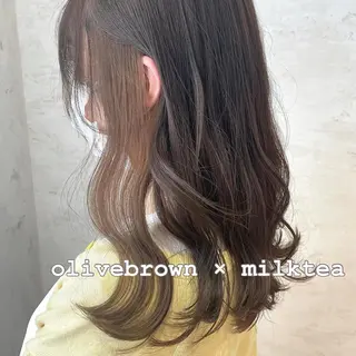 ミディアム Kanami/韓国風 /艶カラーのヘアスタイル