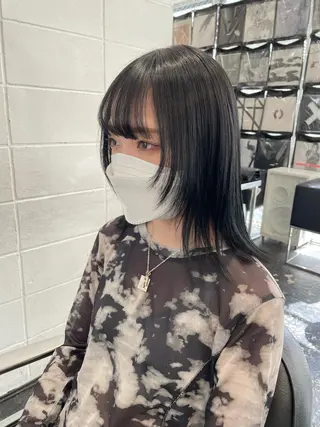 セミロング カラー メンズカット/ スパイキーショートのヘアスタイル