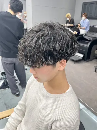 パーマ メンズ メンズパーマ/韓国 ヘア/Mino🤍のヘアスタイル