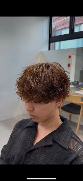 パーマ メンズ 当日予約⭕️ fifth渋谷太田のヘアスタイル