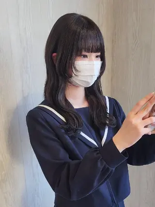 セミロング レイヤーカット/ ウルフカット/大橋 のヘアスタイル