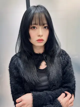 セミロング Rita/髪質改善 /透明感カラーのヘアスタイル