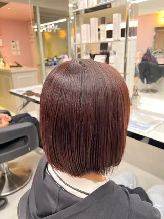 ショート カラー 韓国ベージュ🏹 YUTOのヘアスタイル