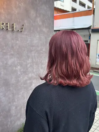 カラー 💫ブリーチカラー 鈴木美菜実💫のヘアスタイル