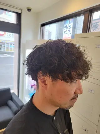 メンズ パーマ レイヤー/ショート /山田譲治✂️のヘアスタイル