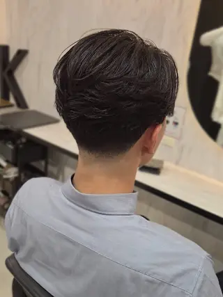 メンズ ミディアム Lapis 名古屋駅前店所属・LEN名古屋/パーマ 海外ヘア/メンズ特化のヘアスタイル