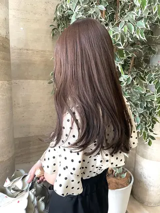 セミロング 韓国/透明感 Veluaのヘアスタイル