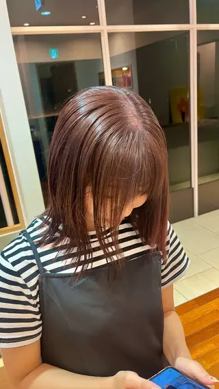 ミディアム 🌸暖色カラー/ボブ 一色愛海🌸のヘアスタイル