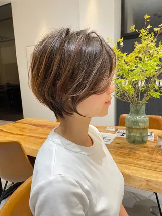 ショート カラー 坂本 広大のヘアスタイル