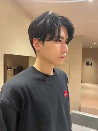 ショート パーマ メンズ メンズ専門✂️ ROW徳田浩二のヘアスタイル