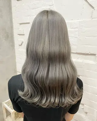 ロング カラー ヘアアレンジ 【ピンク/韓国ヘア/ ヘアセット】亜海のヘアスタイル