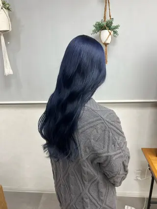 ロング ブリーチカラー HAZUKI🦖のヘアスタイル