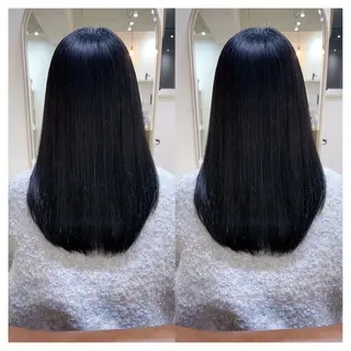 セミロング カラー 村山 茉衣のヘアスタイル