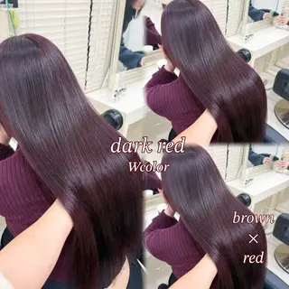 カラー 🍒暖色カラー🍒 YUUNAのヘアスタイル