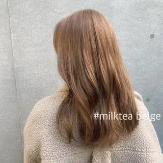 セミロング カラー ヘアアレンジ 🍒暖色✖️レイヤー ／Haruna🍒のヘアスタイル