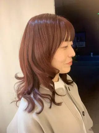 ミディアム Pluss所属・船曳 亜海のヘアスタイル