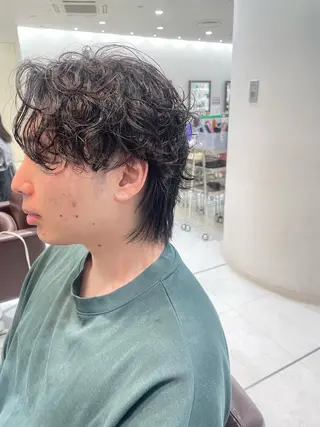 ショート パーマ メンズ TAYA千葉そごう店所属・【千葉駅南口歩1分】 MAKAのヘアスタイル