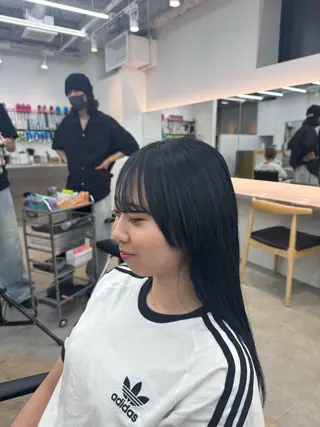 ロング カラー 伊藤恵悟 モデル募集のヘアスタイル