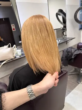 ミディアム カラー JILL/鶴岡 和幸/天神のヘアスタイル