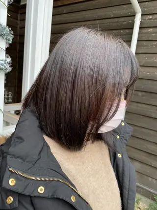 ミディアム カラー 足立 悠輔のヘアスタイル