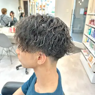 ショート 髪質改善× ハイライト溝江のヘアスタイル