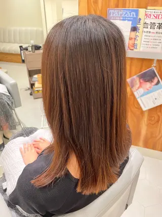 ミディアム 髪質改善/縮毛矯正 艶髪🔥高杉のヘアスタイル