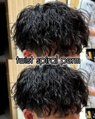 パーマ メンズ 波巻き･カルマ パーマ特化/aoiのヘアスタイル