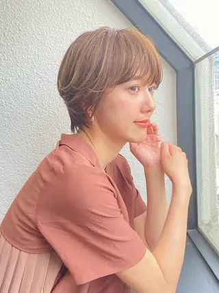 ショート カラー メンズ/スパイキー ショート/isseyのヘアスタイル