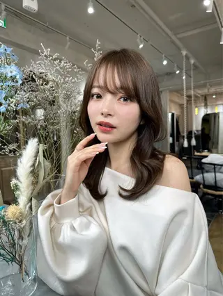 ロング メンズ縮毛矯正 ニュアンスパーマのヘアスタイル