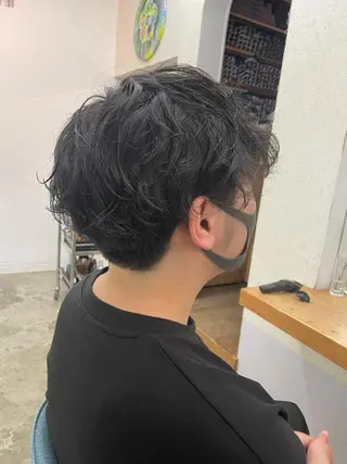 パーマ メンズ 岬 弘人のヘアスタイル