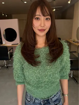 ロング ⭐︎美髪ブリーチ⭐︎ 久留米/髪質改善のヘアスタイル