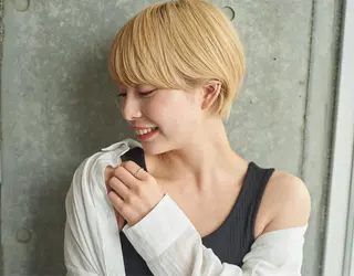 ショート カラー amber所属・🌈ショートの達人 HIROMU🌈のヘアスタイル