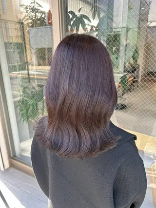 ミディアム カラー 🌷横浜/レイヤー /艶カラー🌷のヘアスタイル