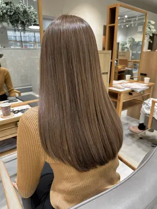 ロング カラー 永野 真也のヘアスタイル
