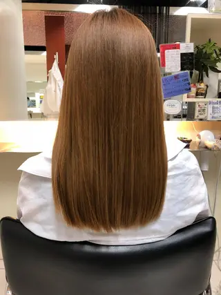 セミロング カラー 髪質改善カラー🎗️ 滝沢純のヘアスタイル