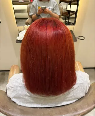 ミディアム カラー COM’S Libli所属・com’sLibli 澤井凜のヘアスタイル