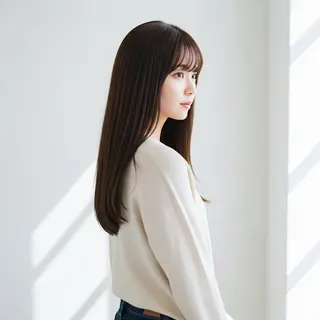 セミロング ✂︎ ｼﾝﾀｸ ✂︎のヘアスタイル