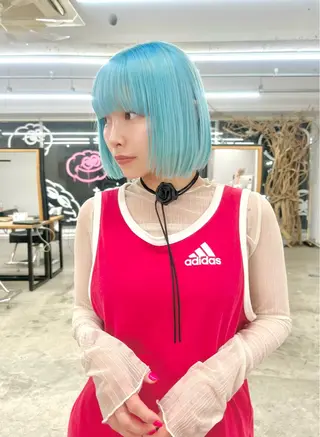 ショート カラー MONIQA原宿所属・24時間受付🌈ブリ ーチ特化RYUTOのヘアスタイル