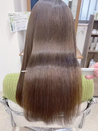 ロング カラー ケアブリーチ /髪質 改善/古橋圭史郎のヘアスタイル