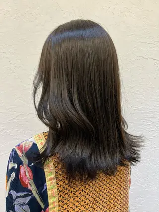 ミディアム カラー レイヤー/透明感 🍃鈴木裕介のヘアスタイル