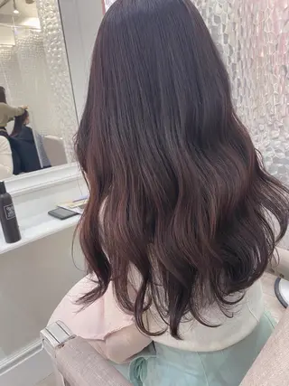 ロング カラー ヘアアレンジ ハイトーンカラー 🩷NANAのヘアスタイル