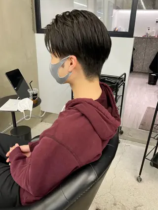 ショート カラー メンズ kimika🥑 メンズ/髪質改善のヘアスタイル