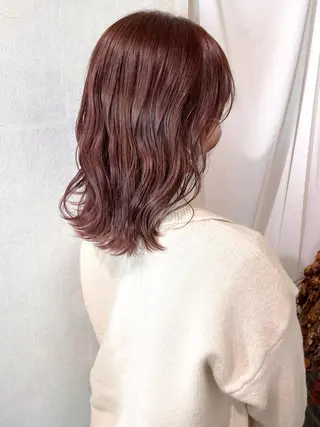 ミディアム 🍬kanami 🍬ボブ/暖色カラーのヘアスタイル