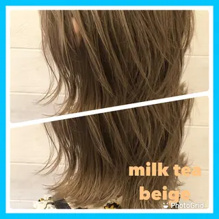 ミディアム カラー 🎨絶対に褒められる "店長"鈴木貴彦🎨のヘアスタイル