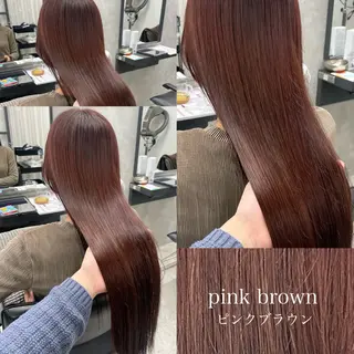 カラー 角田 萌夏のヘアスタイル