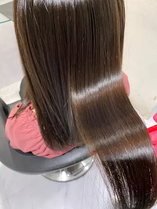 セミロング カラー ヘアアレンジ 外苑前NO.1艶髪 透明感カラーのヘアスタイル