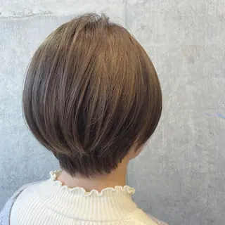 ショート カラー 暗髪/艶髪/Ono .のヘアスタイル